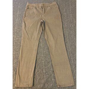 Bandolino Womens Khaki Skinny Pants Size 6 Amy Stretch Cotton Brown Straight Leg